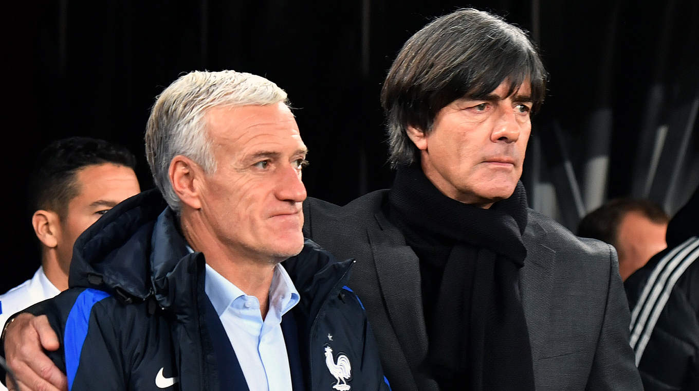 Löw and Deschamps will never forget the memories from November 2015 © Getty Images