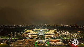 Bis 2025 Endspielort: das Berliner Olympiastadion © DFB-TV