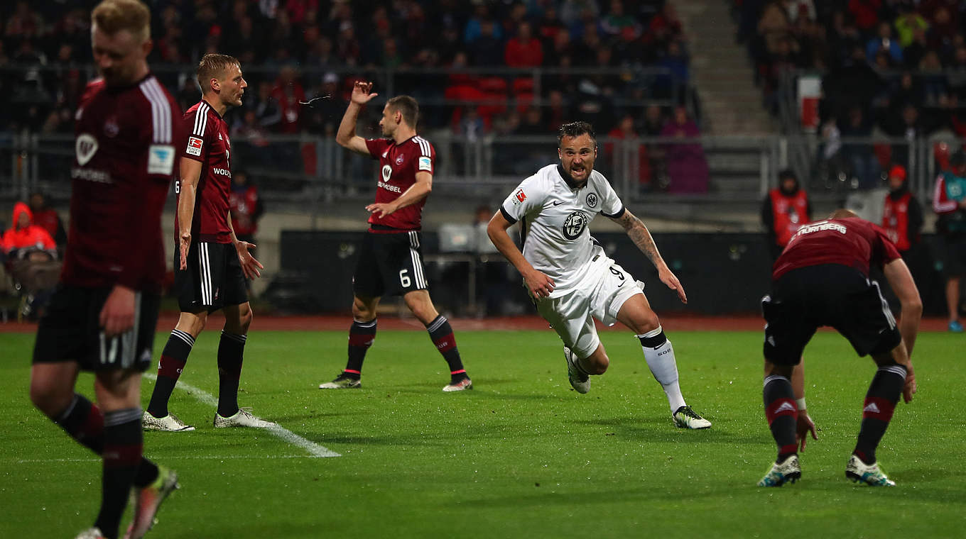 Letzter Auftritt: Nürnberg scheiterte 2016 in der Bundesligarelegation an Frankfurt © Getty Images