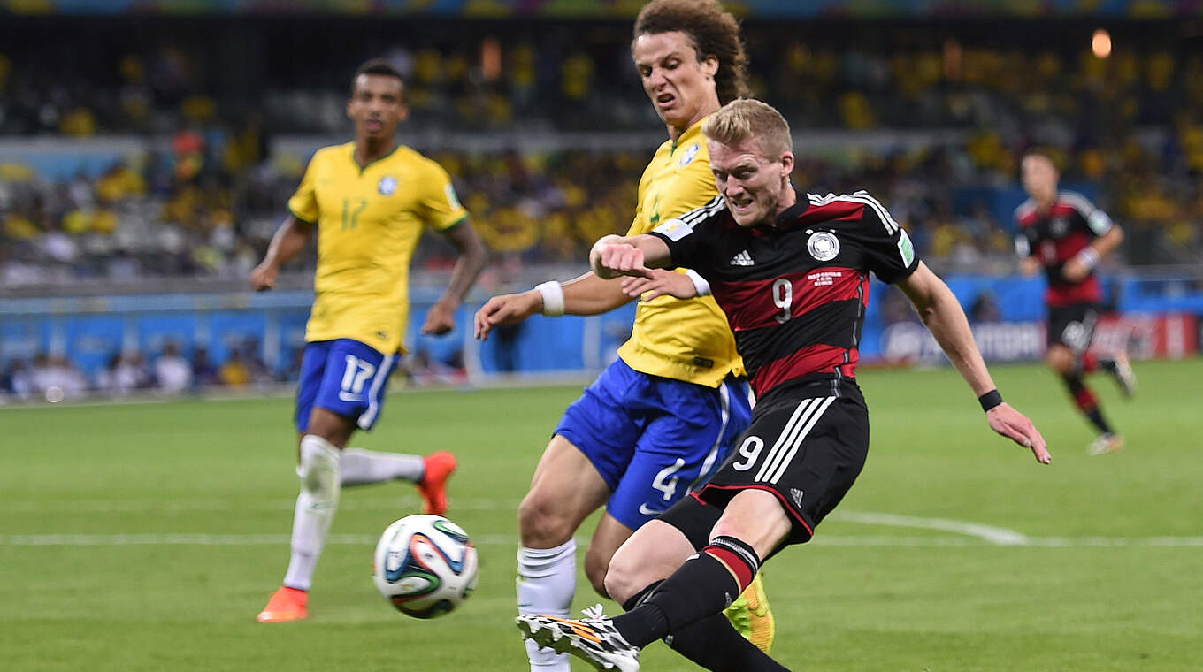Eines seiner stärksten Spiele im DFB-Trikot: Schürrle (v.) beim 7:1 gegen Brasilien © Getty Images