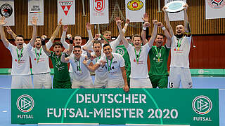 Nach 2018 zum zweiten Mal Deutscher Meister:  der VfL 05 Hohenstein-Ernstthal © 2020 Getty Images