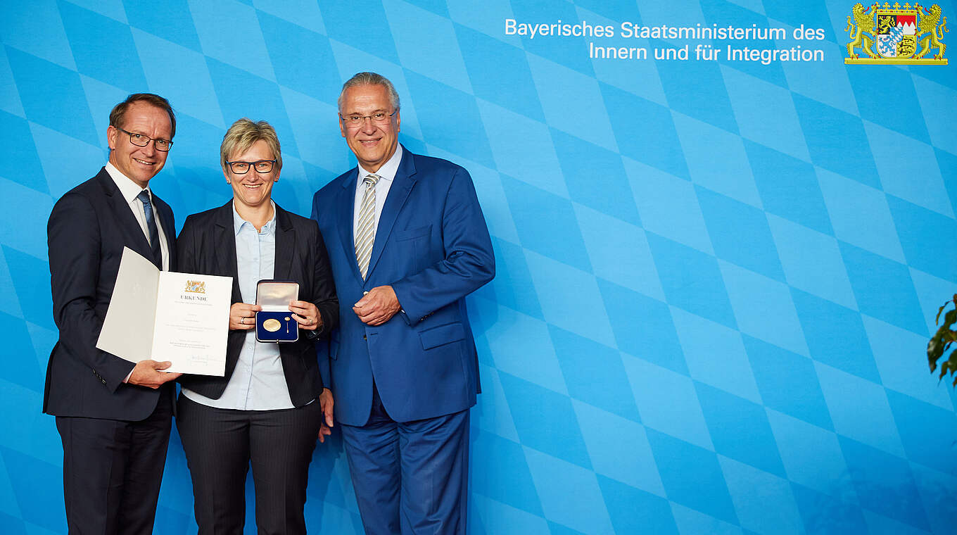 Erhält die Ehrenmedaille des Sports in Bayern: Silke Raml © BFV