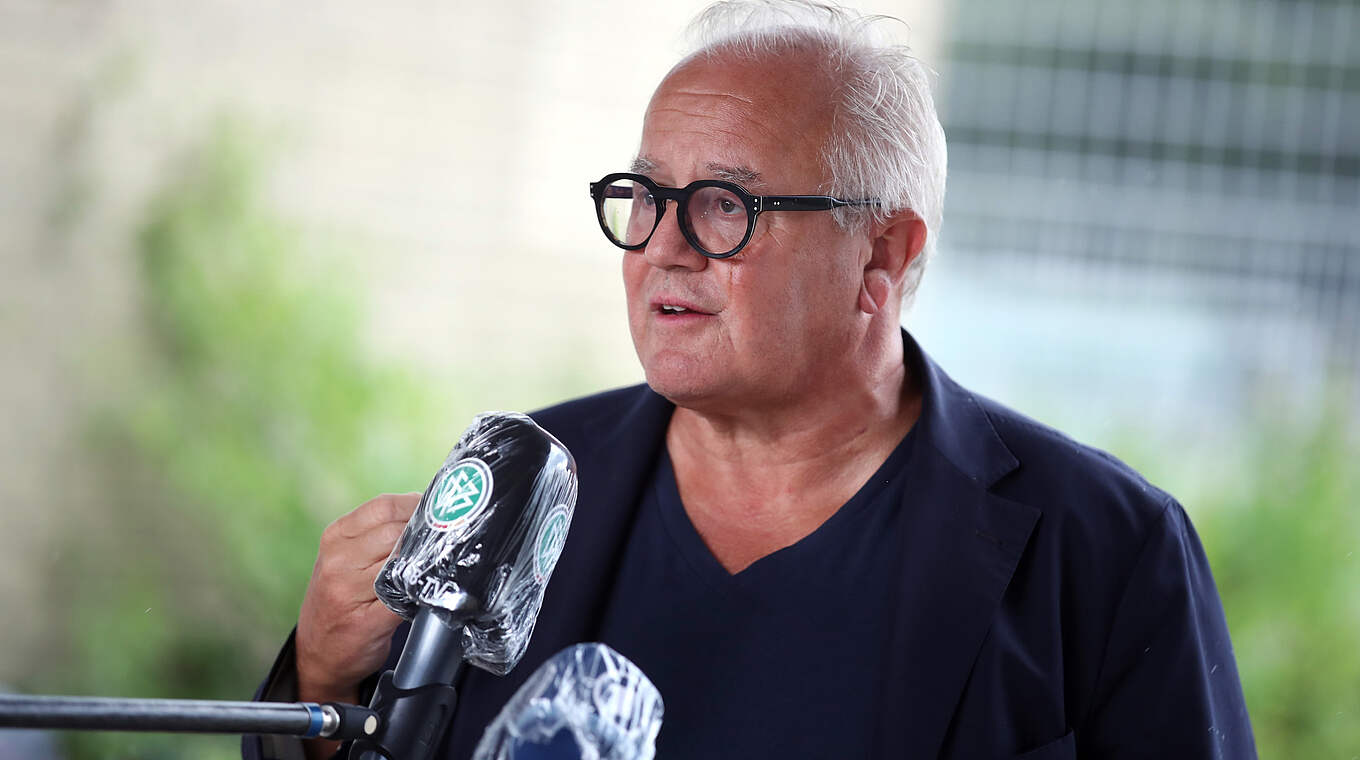 Gratuliert Wolfsburg zu einer "herausragenden Saison": DFB-Präsident Fritz Keller © 2020 Getty Images