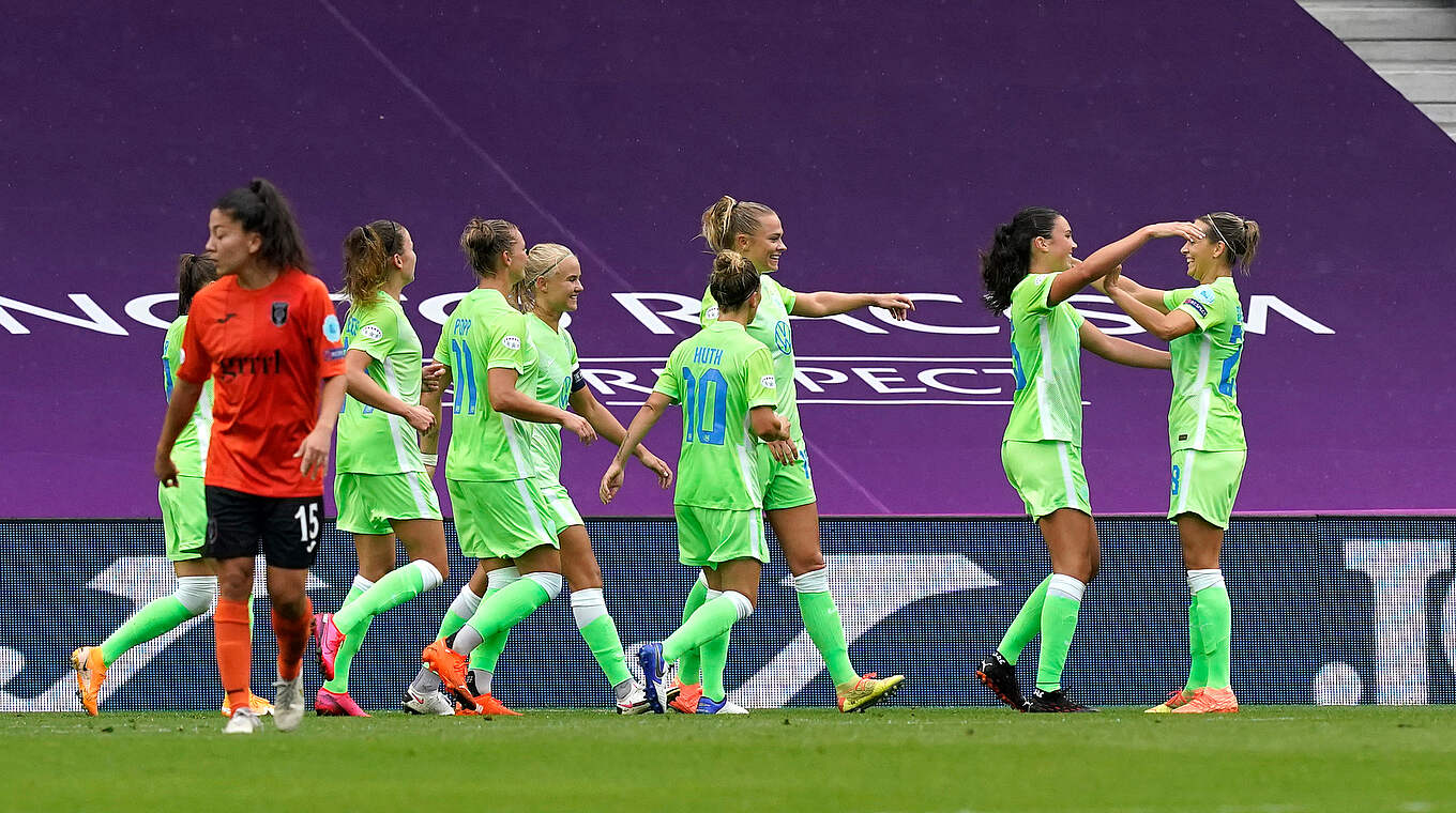 Kantersieg im Viertelfinale: Wolfsburg lässt Glasgow keine Chance © Getty Images