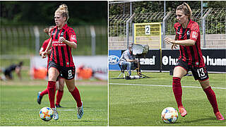 Sind nach vielen Abgängen beim SC gefragt: Rebecca Knaak (l.) und Sandra Starke © Thomas Böcker/DFB