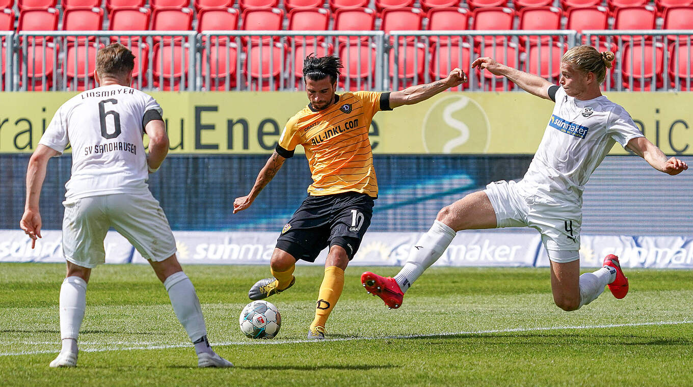 Erst gesetzt, dann außen vor: Verlaat (r.) verlässt den SV Sandhausen © imago