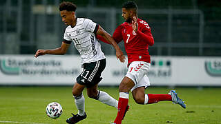 Wiedersehen macht Freude: Die deutsche U 20 erneut gegen Dänemark © 2020 Getty Images