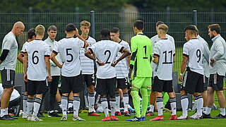 Muss auf die beiden Testspiele gegen Belgien verzichten: die deutsche U 17 © Getty