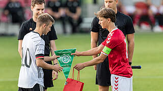 Zweiter Vergleich binnen vier Tagen: Die deutsche U 18 trifft erneut auf Dänemark © Getty Images