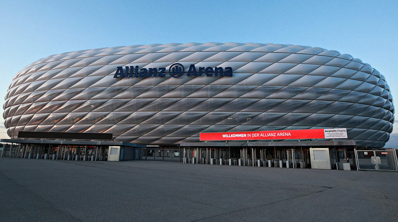 Vorgesehener Spielort der EURO: die Allianz Arena in München © 2019 Getty Images