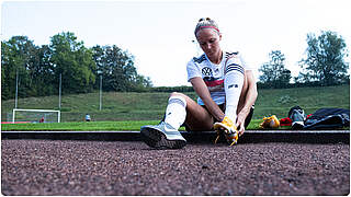 Muss sich einer Schulter-OP unterziehen: Turid Knaak von Atletico Madrid © Thomas Böcker/DFB