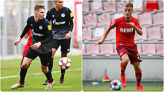 Leistungsträger ihrer Teams: Schalkes Tjark Scheller (l.) und Marvin Obuz vom FC © imago/Collage DFB.de