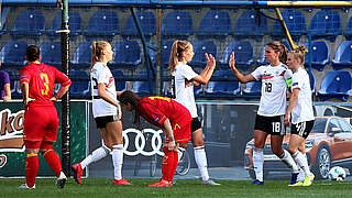 Weiter ohne Punktverlust und Gegentor: DFB-Frauen siegen auch in Montenegro © 2020 Getty Images