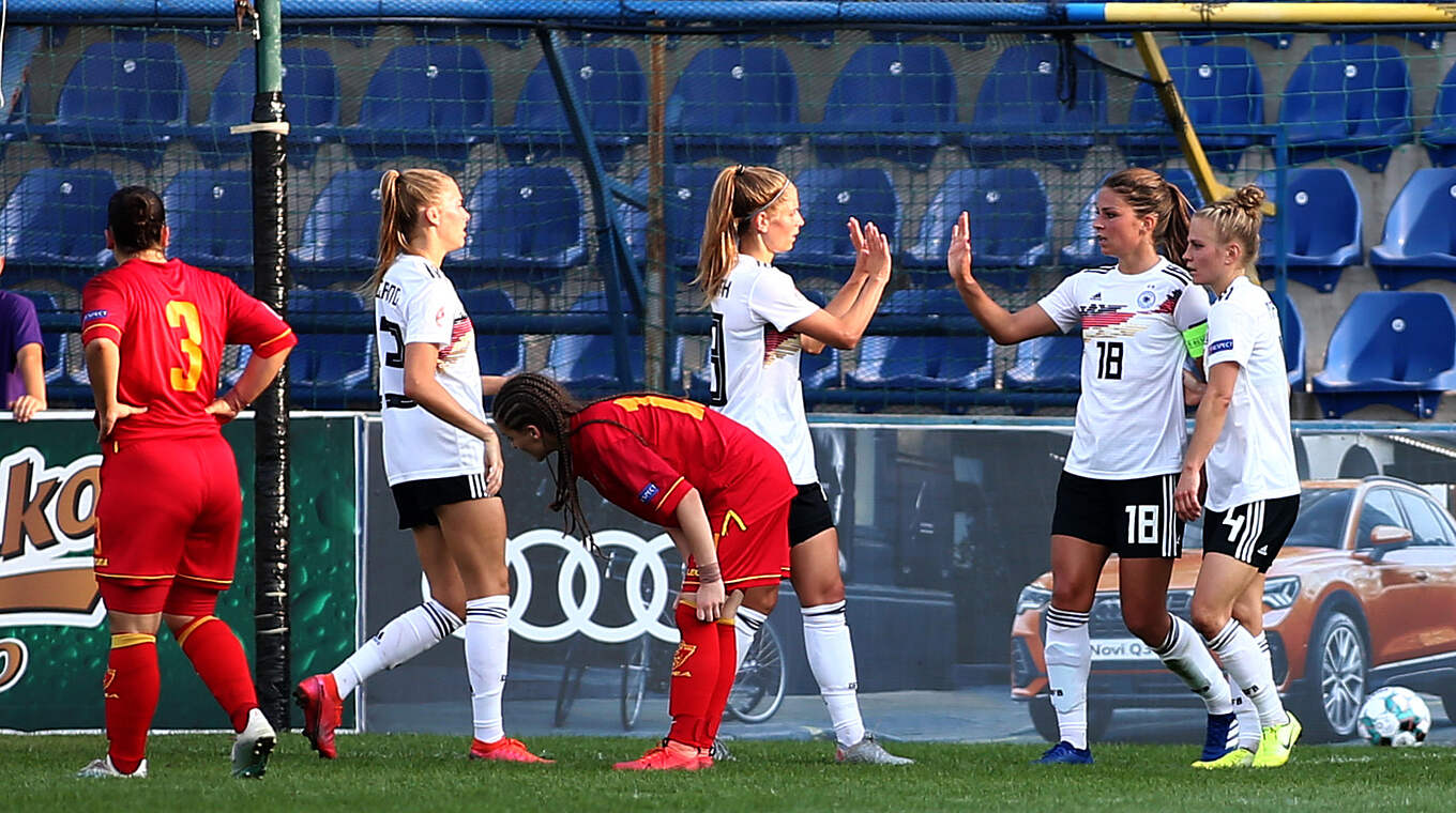 Weiter ohne Punktverlust und Gegentor: DFB-Frauen siegen auch in Montenegro © 2020 Getty Images