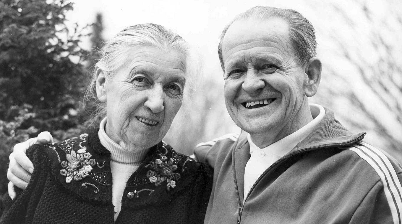 Machten sich für Resozialisierung stark: Sepp Herberger (r.) und seine Frau Ev © Sepp-Herberger-Archiv