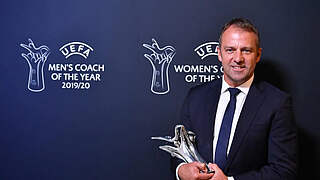 Große Ehre für Hansi Flick: Bayern-Trainer ist bester Trainer in Europa © UEFA