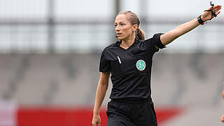 Steht vorm 22. Einsatz in der Frauen-Bundesliga: DFB-Schiedsrichterin Melissa Joos © Getty Images