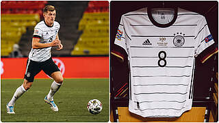 Als 15. deutscher Nationalspieler im Klub der Hunderter: Toni Kroos © Philipp Reinhard/DFB