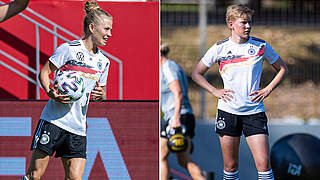Paulina Krumbiegel (R) has replaced Leonie Maier, who has pulled out due to injury. © 