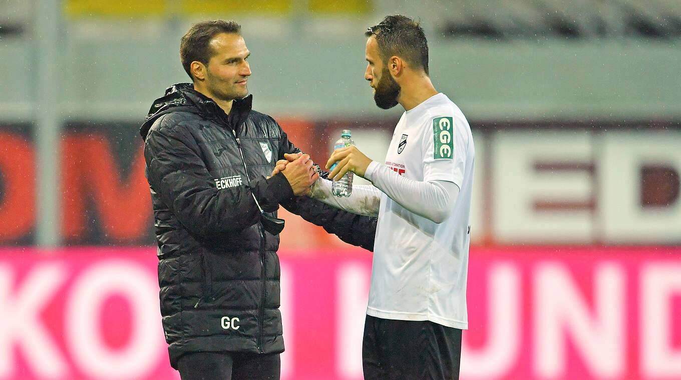 Janjic über Coach Guerino Capretti (l.): "Ich bekomme vom Trainer einige Freiheiten" © Getty Images