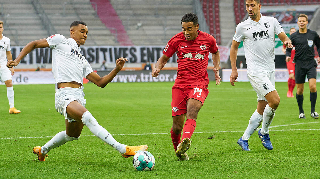 Uduokhai (l.): "Leipzig spielt insgesamt einen tollen Fußball, sehr mutig nach vorne" © imago