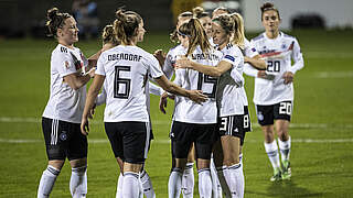 Sechs Spiele, sechs Siege: Die Bilanz der DFB-Frauen kann sich 2020 sehen lassen © Thomas Boecker/DFB