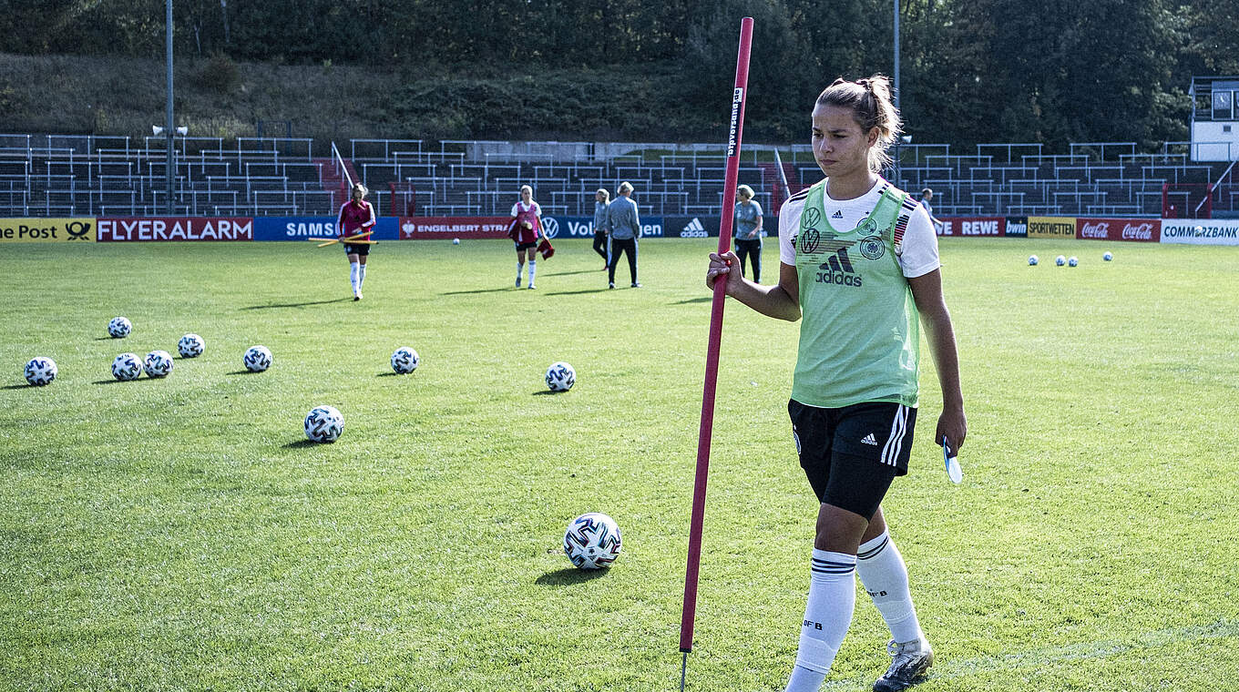 Oberdorf: "Spiele gegen Belgien und Niederlande sind wichtige Standortbestimmungen" © Thomas Boecker/DFB