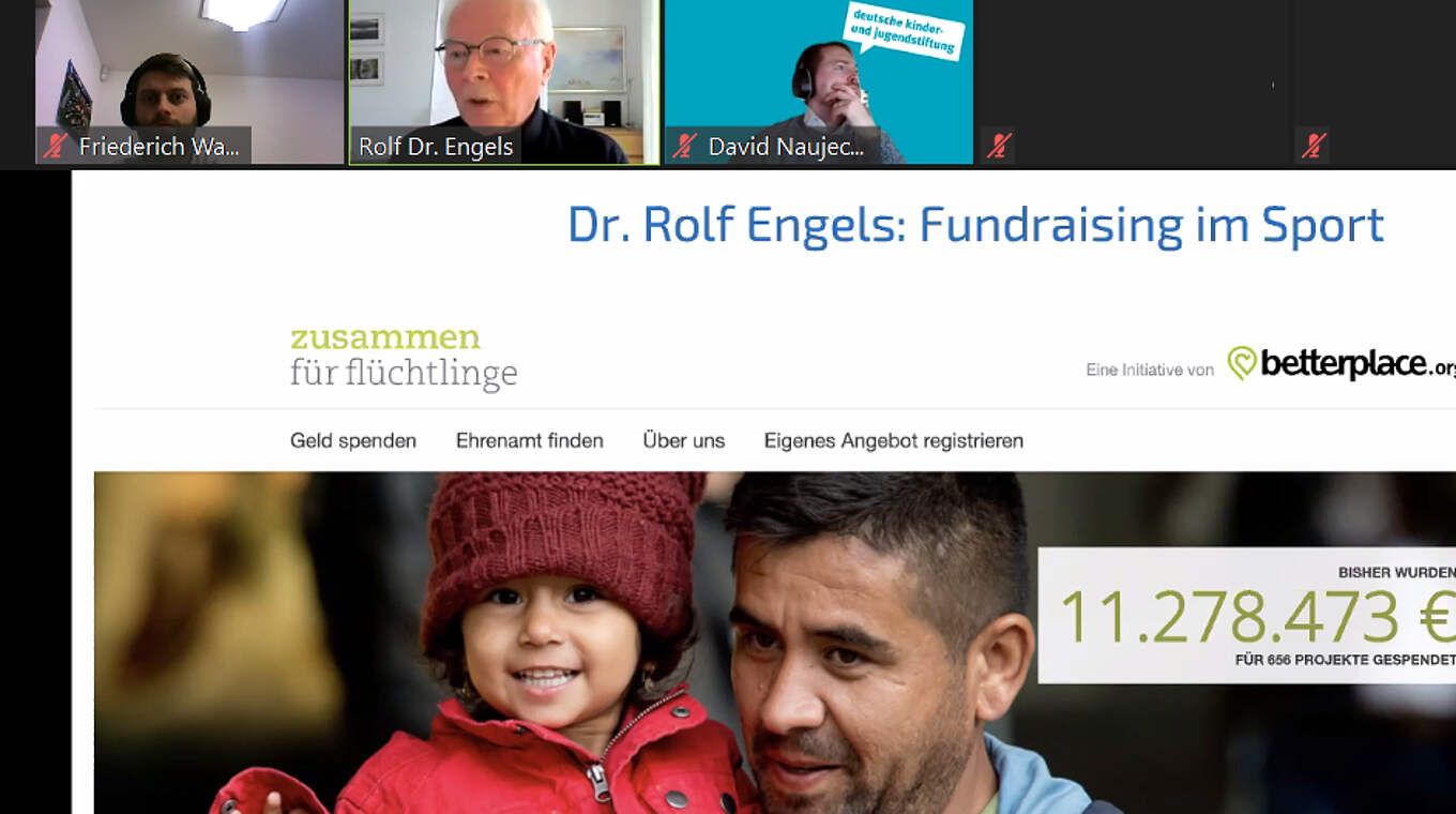 Viele praktische Tipps zum Fundraising im Verein: Rolf Engels © DFB-Stiftung Egidius Braun