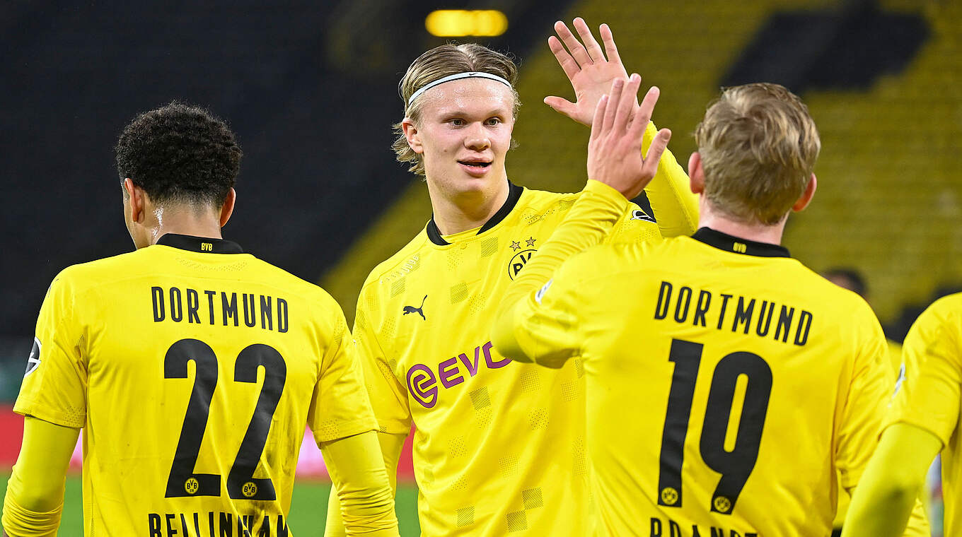 Am Ende Matchwinner für Borussia Dortmund: Topstürmer Erling Haaland © Getty Images