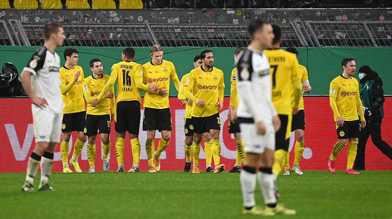 Mehr Mühe als erhofft: Dortmund benötigt gegen Paderborn 120 Minuten © 2021 Getty Images