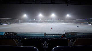 Derzeit verschneit: Stadion in Lotte, die neue Heimat des KFC Uerdingen bis Saisonende © imago