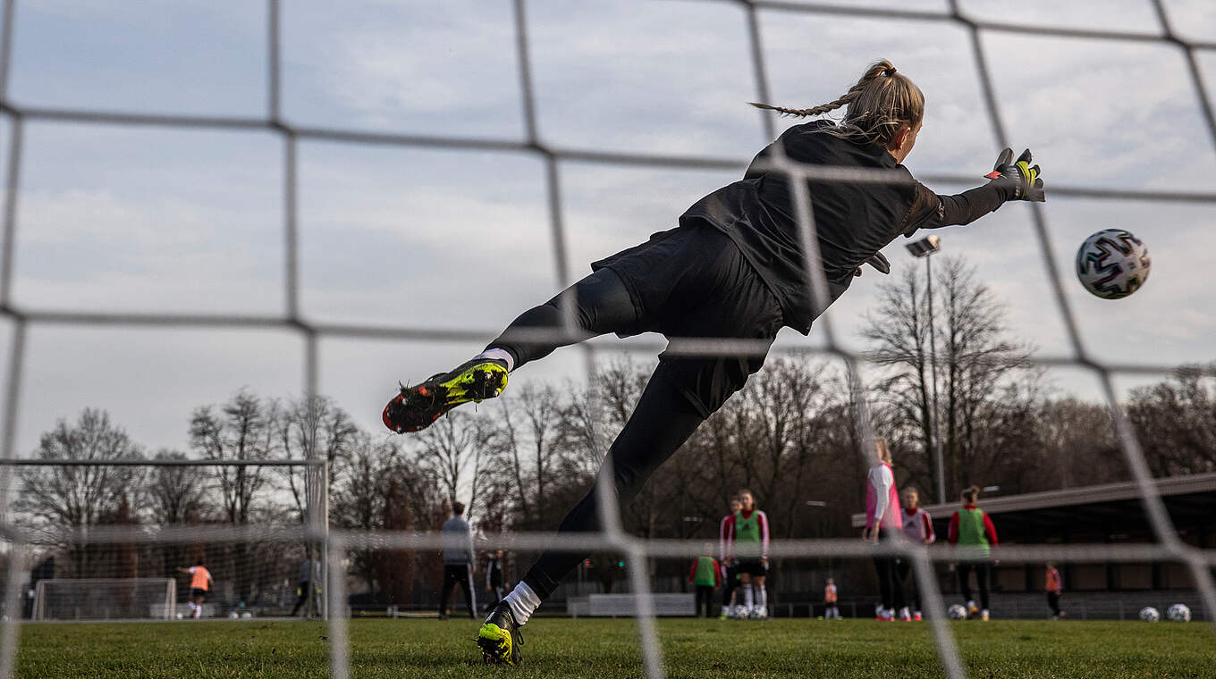 Frohms: "Wenn Offensive so gut funktioniert wie zuletzt, kann es nur gut ausgehen" © DFB/Maja Hitij/Getty Images