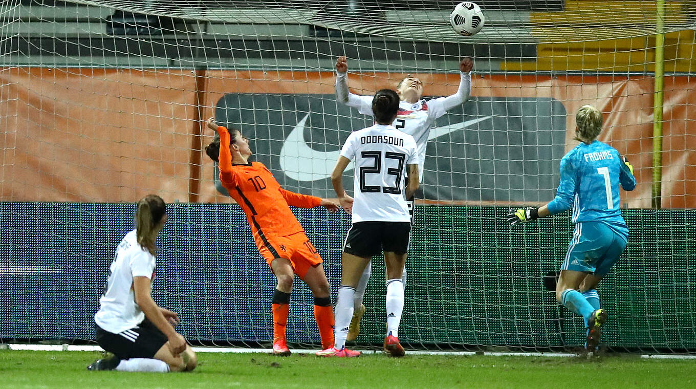 Van de Donk scored the match winner for the Netherlands against the run of play. © 