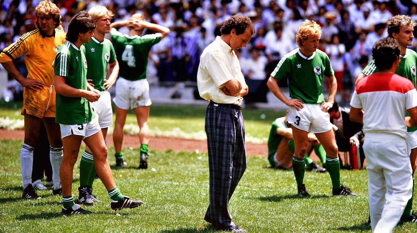 "Respektvoll auf Niederlage reagiert und Argentinien fair gratuliert": WM-Finale 1986 © imago images/Sportfoto Rudel