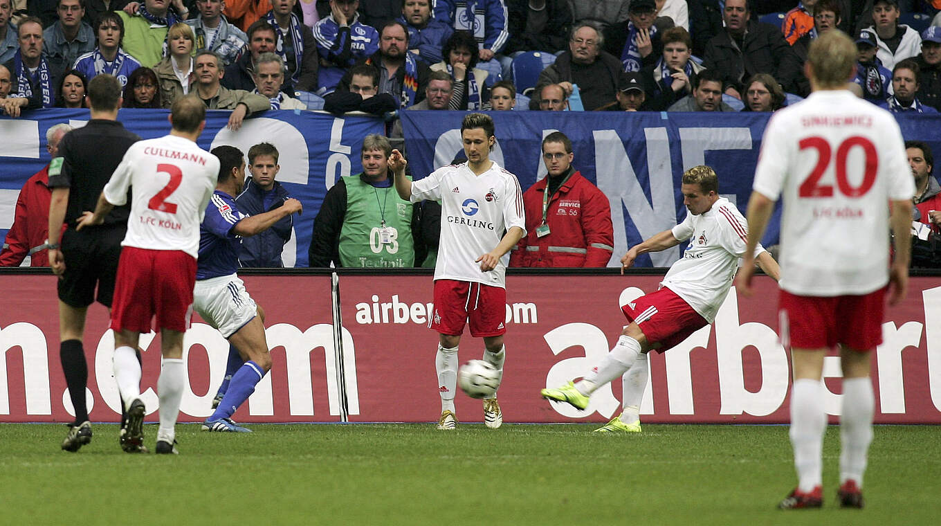 Poldi 2006 gegen Schalke: "Die Schalker haben sich weggeduckt, das war gut für sie" © Getty Images