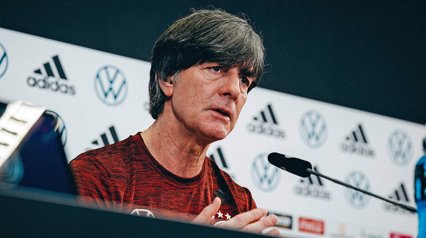 Löw: "We have to show that we are a passionate team"  © DFB / Philipp Reinhard