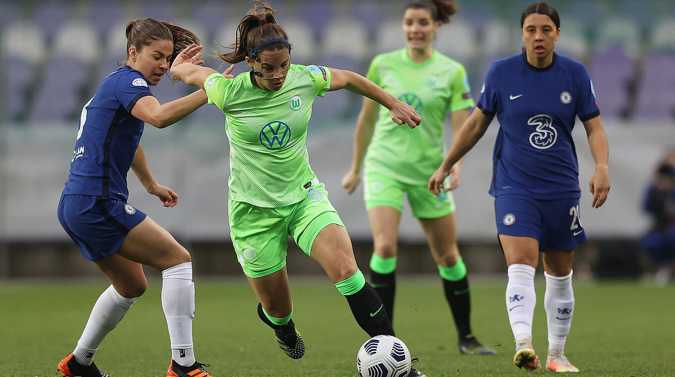 Gute Ausgangslage fürs Rückspiel: Wolfsburg erzielt das wichtige Auswärtstor © Getty Images