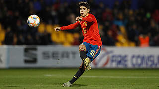 Torschütze zum zwischenzeitlichen 2:0 für Spanien: Gonzalo Villar von der AS Rom © imago images/AFLOSPORT