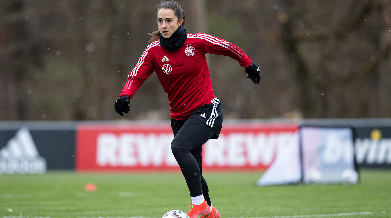 Sara Däbritz: "In den letzten Monaten haben wir uns als Team gut entwickelt" © DFB/Maja Hitij/Getty Images
