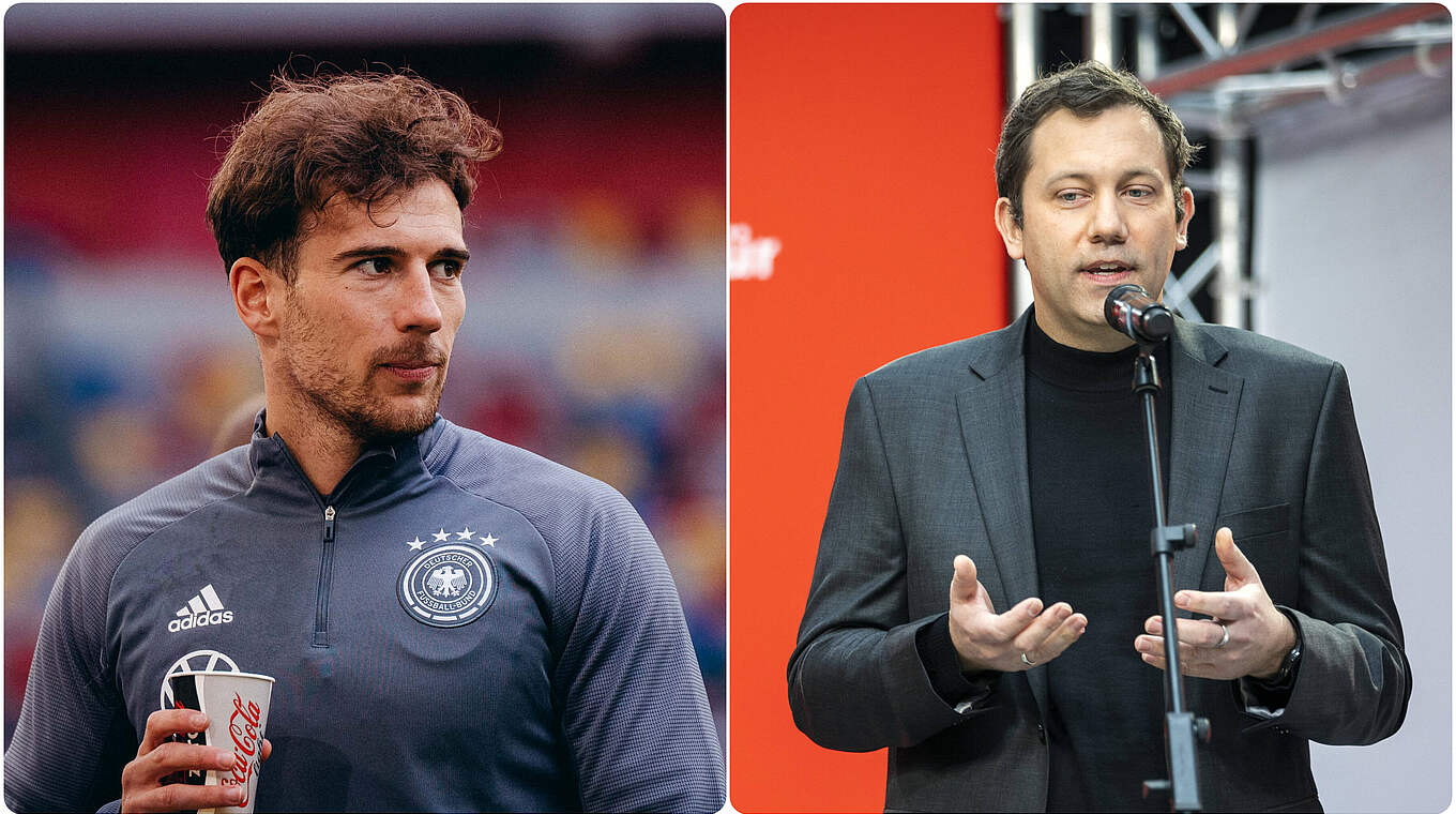 Erneut im Stiftungspodcast zu hören: Goretzka und Klingbeil (r.) bei "Mehr als ein Spiel" © Philipp Reinhard/imago/Collage DFB