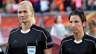 In Tokio dabei: die DFB-Referees Bibiana Steinhaus-Webb (l.) und Katrin Rafalski © Imago