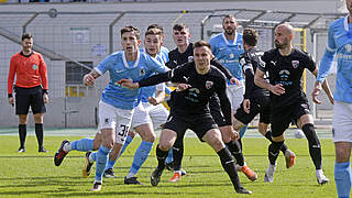 Umkämpftes bayerisches Duell: 1860 München besiegt FC Ingolstadt im Hinspiel 1:0 © Imago