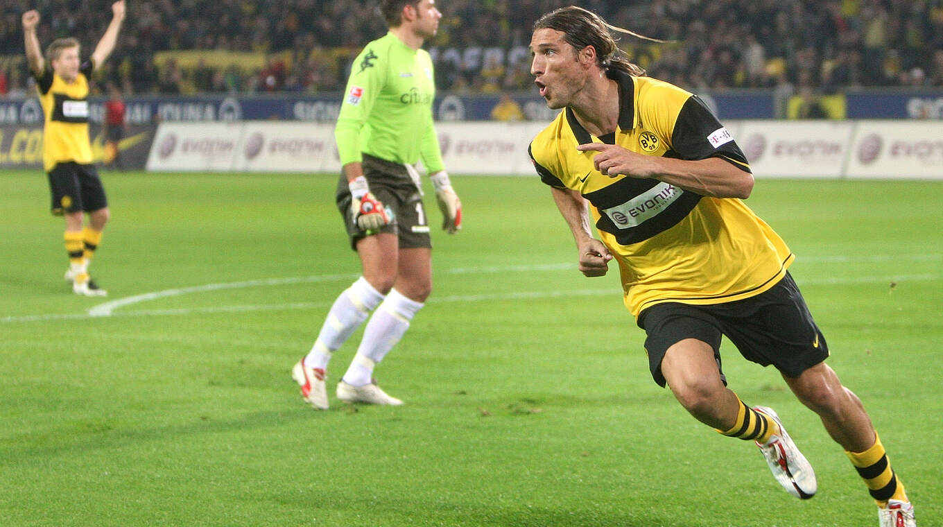 His father Diego was a successful Bundesliga striker for Dortmund, Wolfsburg and Bochum © Getty