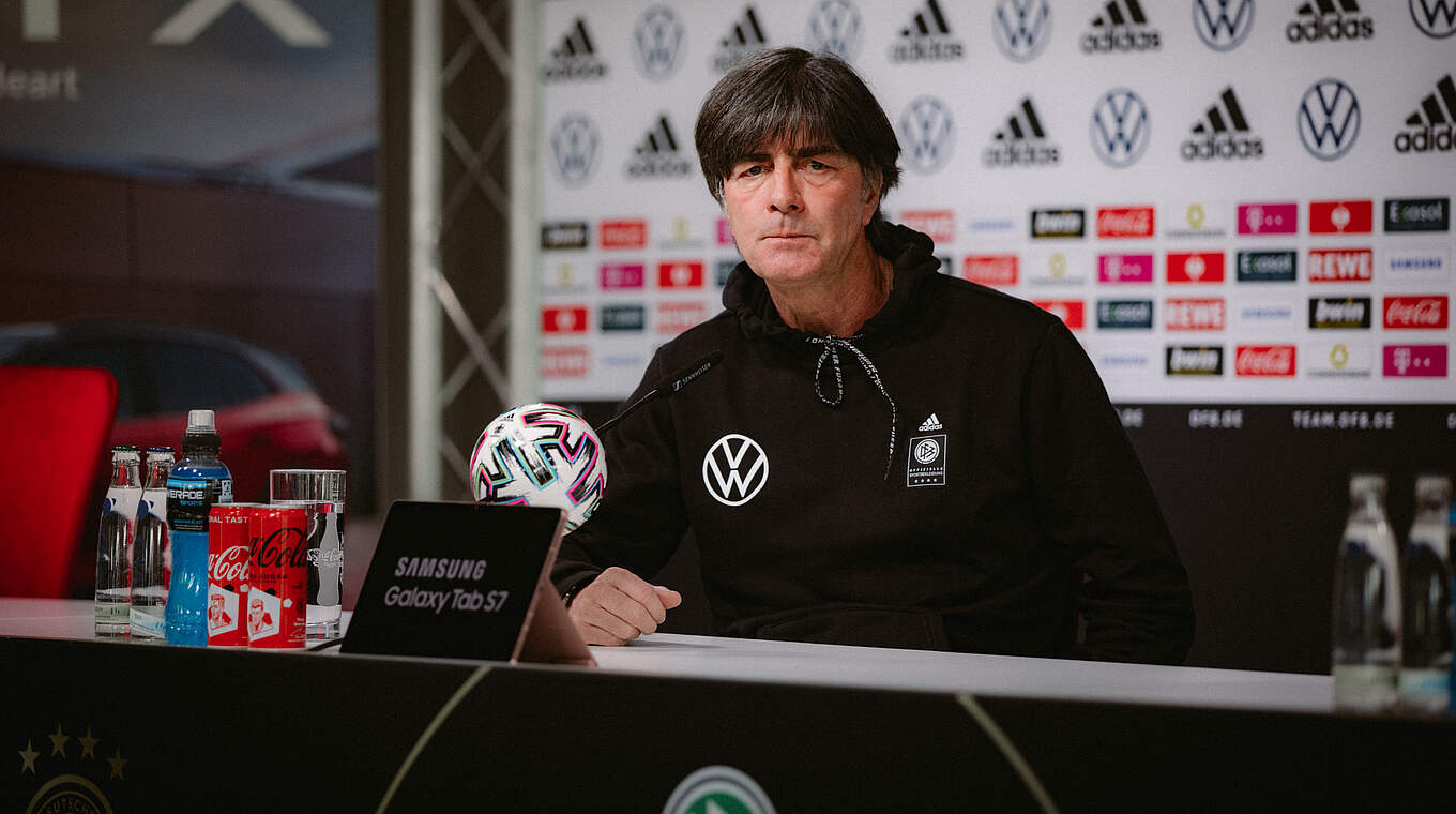 Bundestrainer Joachim Löw: "Das Turnier beginnt mit dem ersten Trainingstag" © Lukas Mengeler