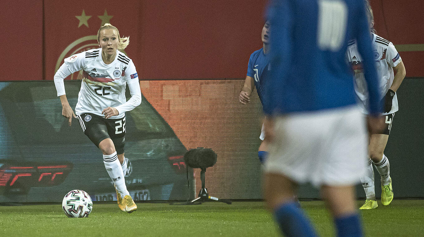 Atletico Madrid's Turid Knaak returns to the squad.  © Thomas Böcker/DFB