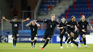 Unfassbare Dramatik: Die deutsche U 21 steht zum vierten Mal in Serie im EM-Halbfinale © Getty Images
