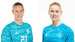 Stina Johannes has replaced Ann-Katrin Berger in the squad. © Thomas Böcker/DFB Collage DFB