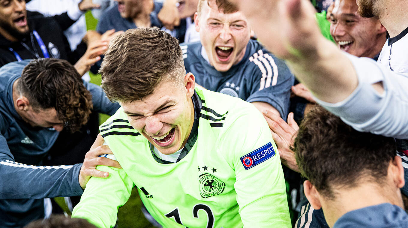 Dahmen: "Despite the importance of the game, we’re all having fun still." © Thomas Böcker/DFB