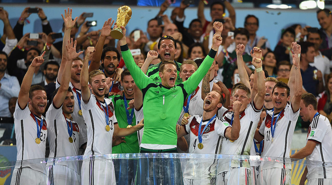 Neuer won the World Cup with Germany in 2014.  © Getty Images