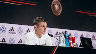 Toni Kroos: “We still have one or two things to work on ahead of the opening game” © Philipp Reinhard
